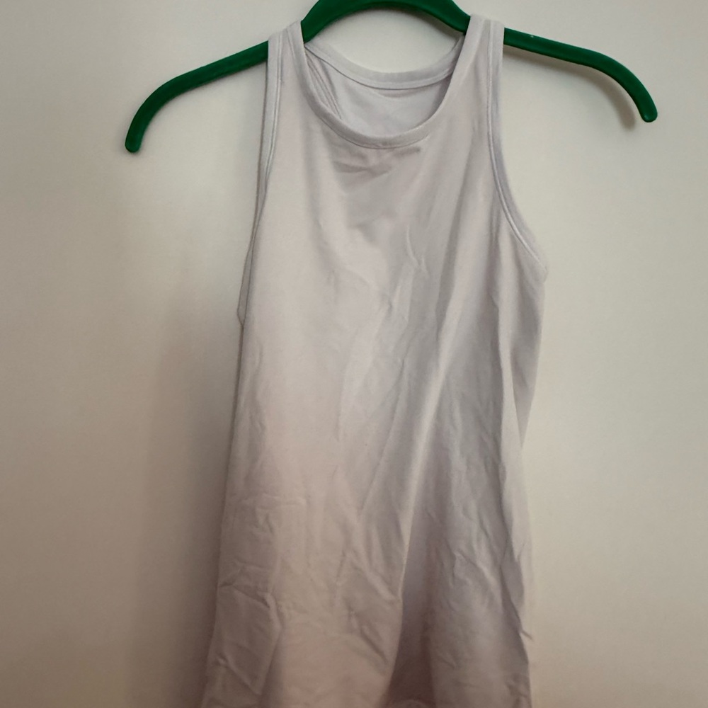 White Lululemon Racerback Tank Top - Picture 2 of 4